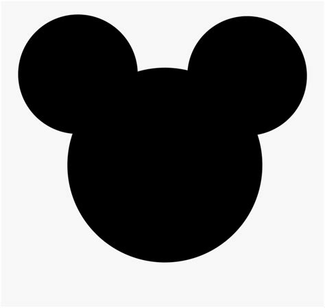 Printable Mickey Mouse Silhouette